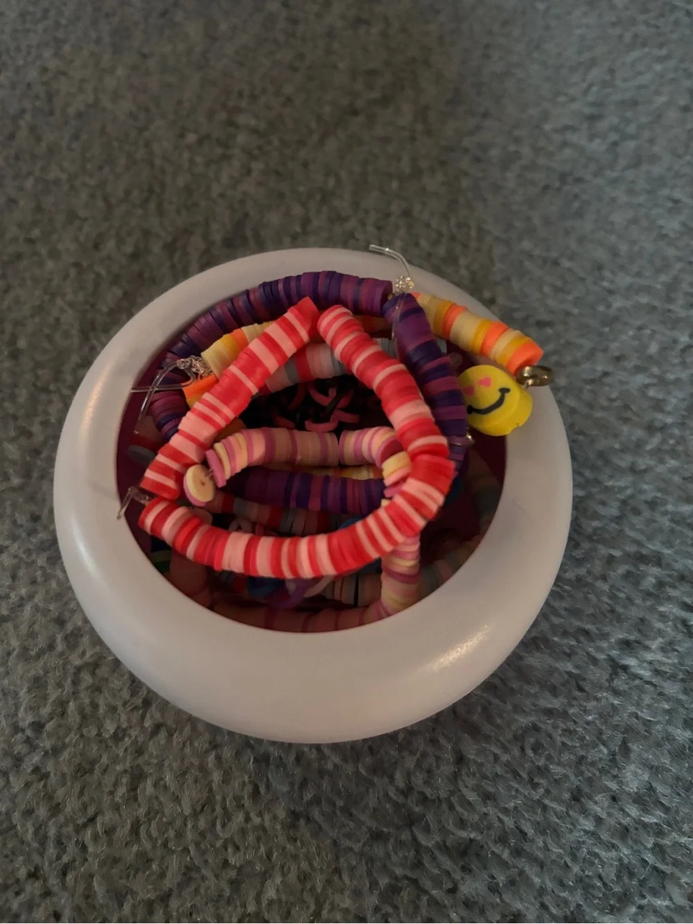 Colorful Kids Stretch Bead Bracelet Set - Multicolor Fun